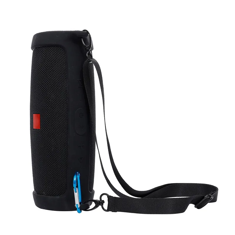 Альпинистский Портативный Силиконовый чехол для JBL Charge4 дорожная сумка черный