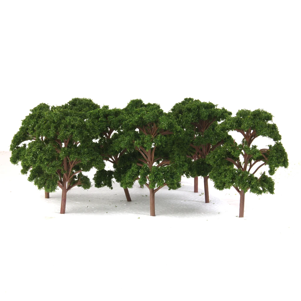 

10 Model Banyan Trees Train Railway Garden Park Scenery 1:75 Layout 12cm