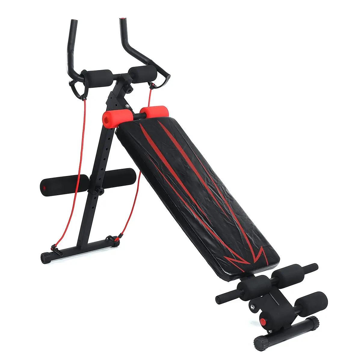 

4 In 1 Sit Up Bench Foldable Abdominal Board Machine Home Gym Sport Workout Push Up Training Exercise Muscles Fitness Equipment