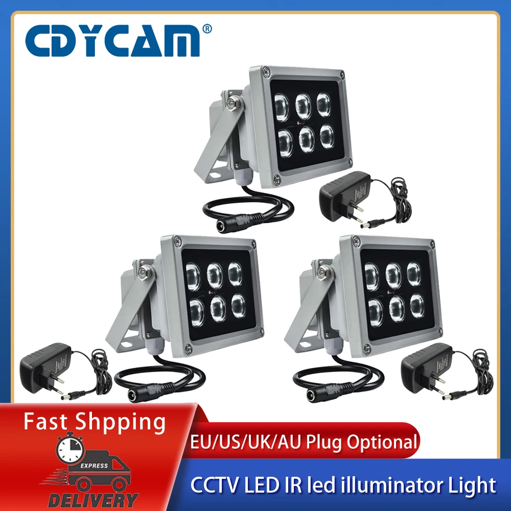 CDYCAM CCTV LED S ИК-подсветка инфракрасная лампа 6 шт. светодиосветодиодный ИК наружная