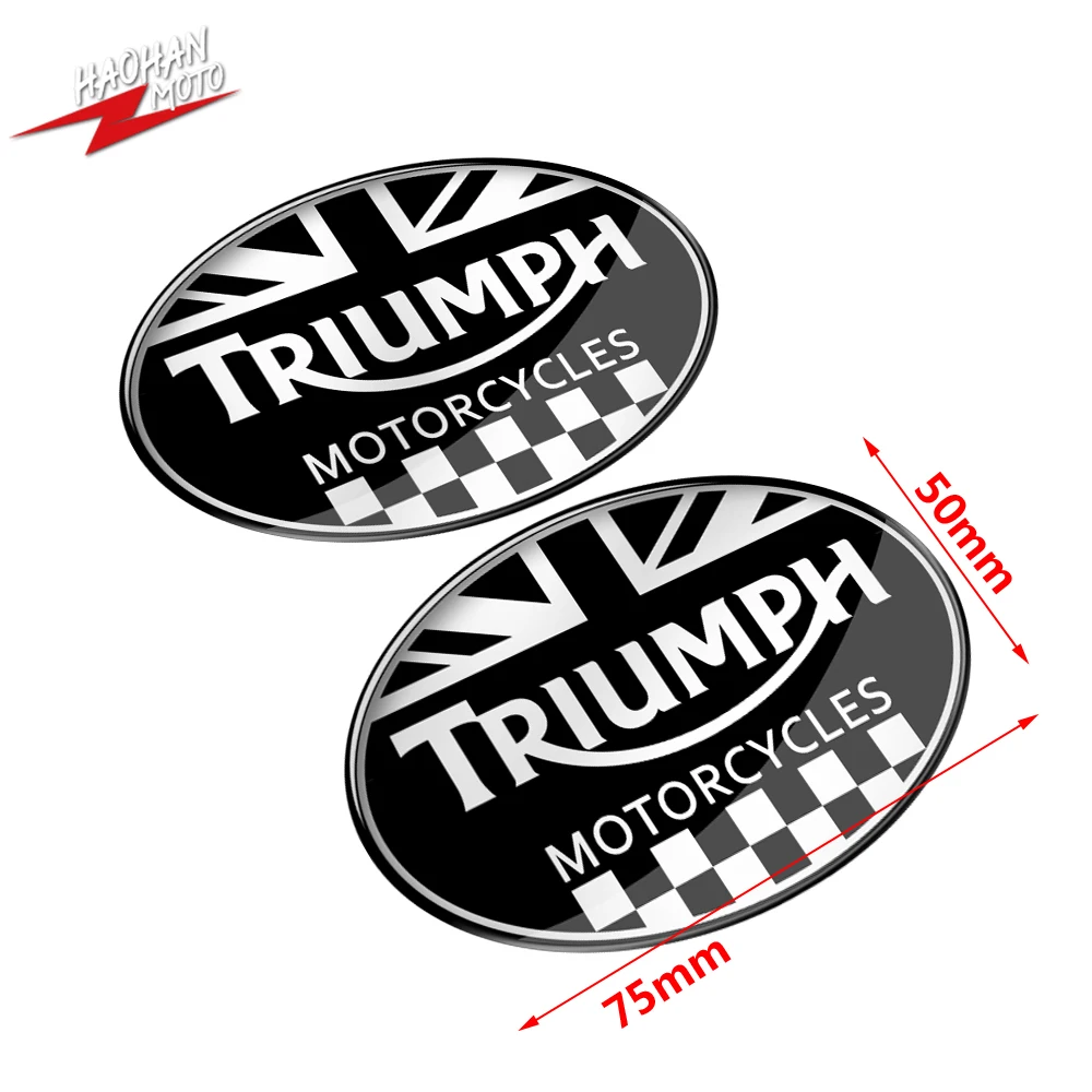 Наклейка для танка Triumph 3D наклейка на Мотогонки Флаг Союза Джека|Наклейки и