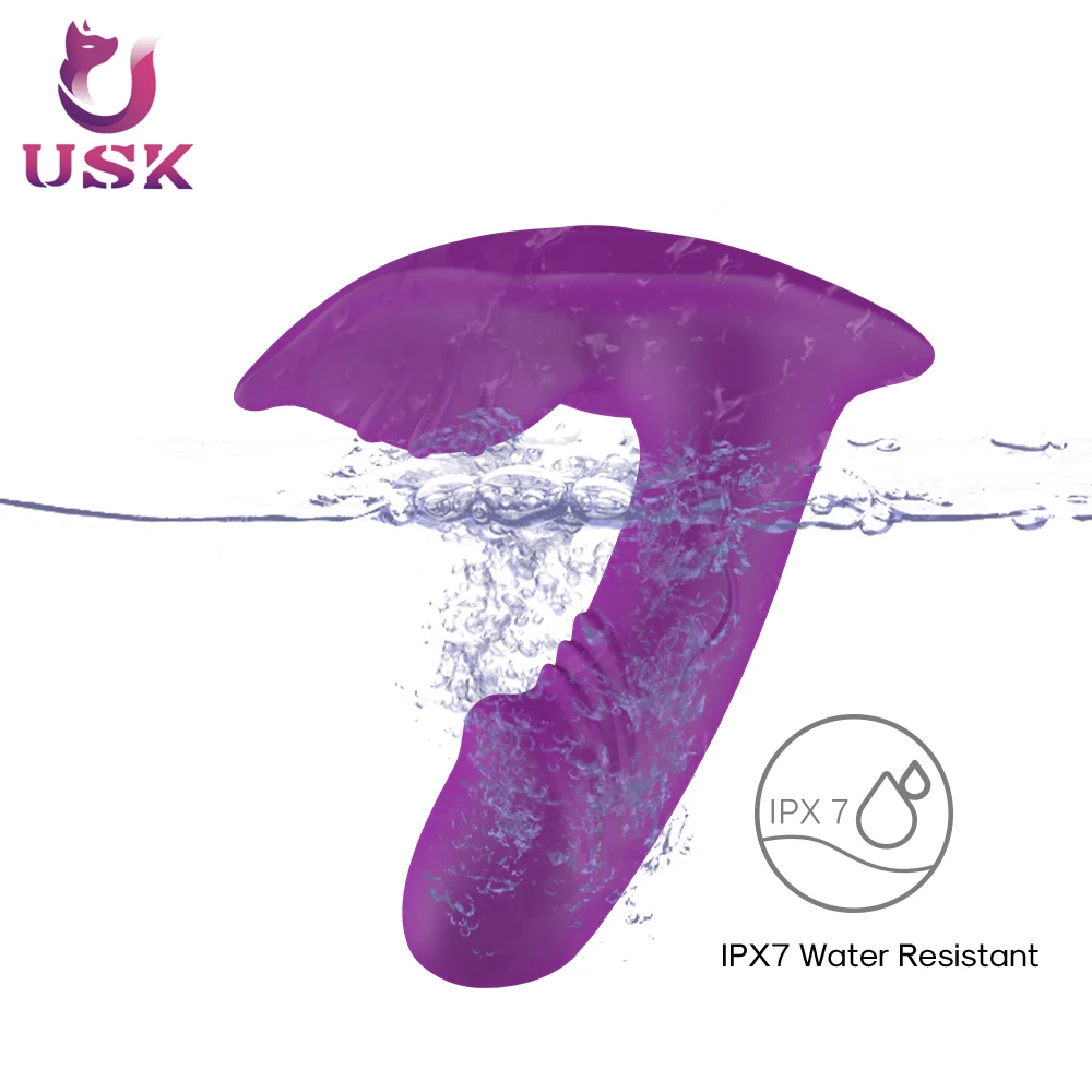Usk двойной фаллоимитатор секс игрушка для женщин мастурбатор массажа точки G