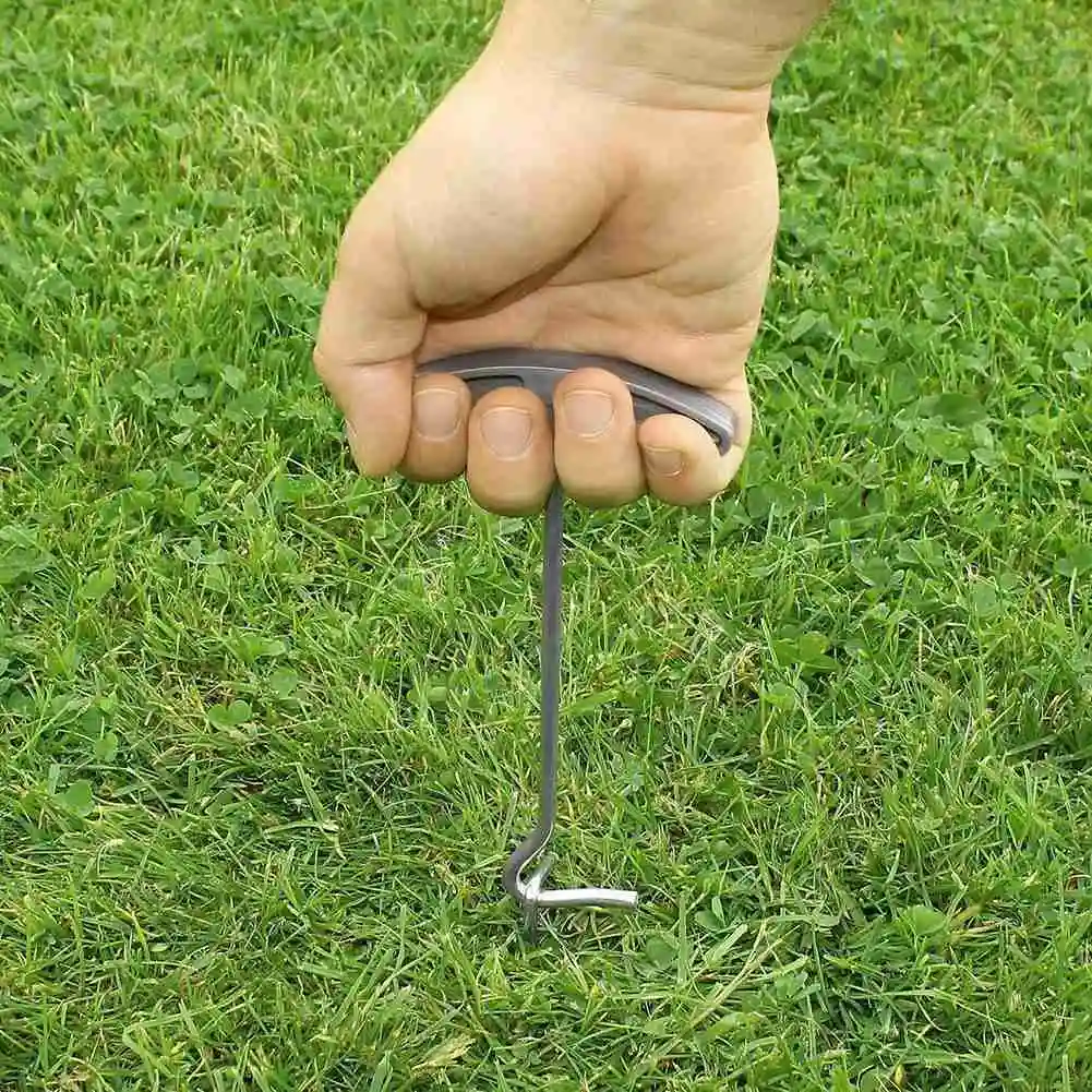 

1pcs Camping Tent Peg Stakes Extractor Puller Nail Retractor Hook Wrecking Staple Remover Nail Puller Tent Accessories