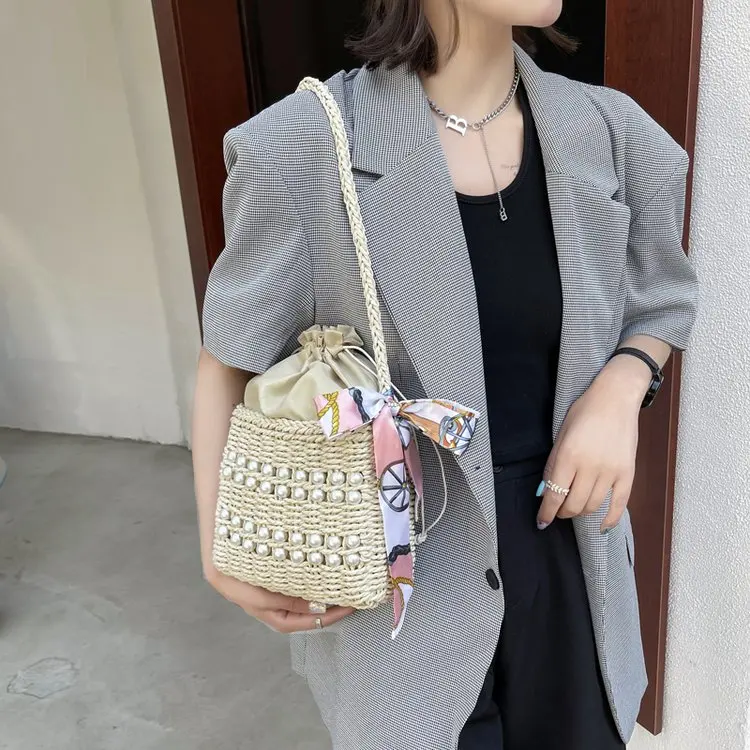 

Fashion Womens Straw Hand woven Messenger Bags Bohemian Shoulder Bag