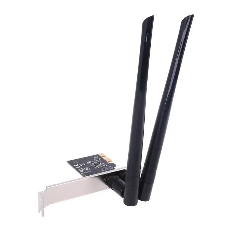 

2020 новый двухдиапазонный 2,4G/5Ghz Беспроводная сетевая Рабочая карта Экспресс Wifi PCI-E адаптер с чипом Realtek 8112AE для настольных ПК