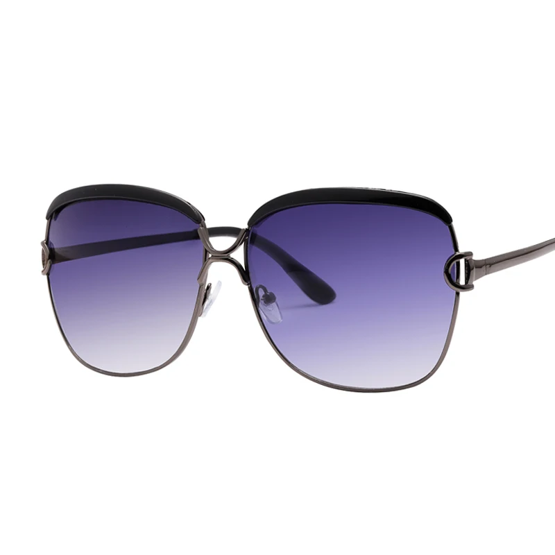 Брендовые Роскошные Большие женские очки в Звездном стиле солнцезащитные