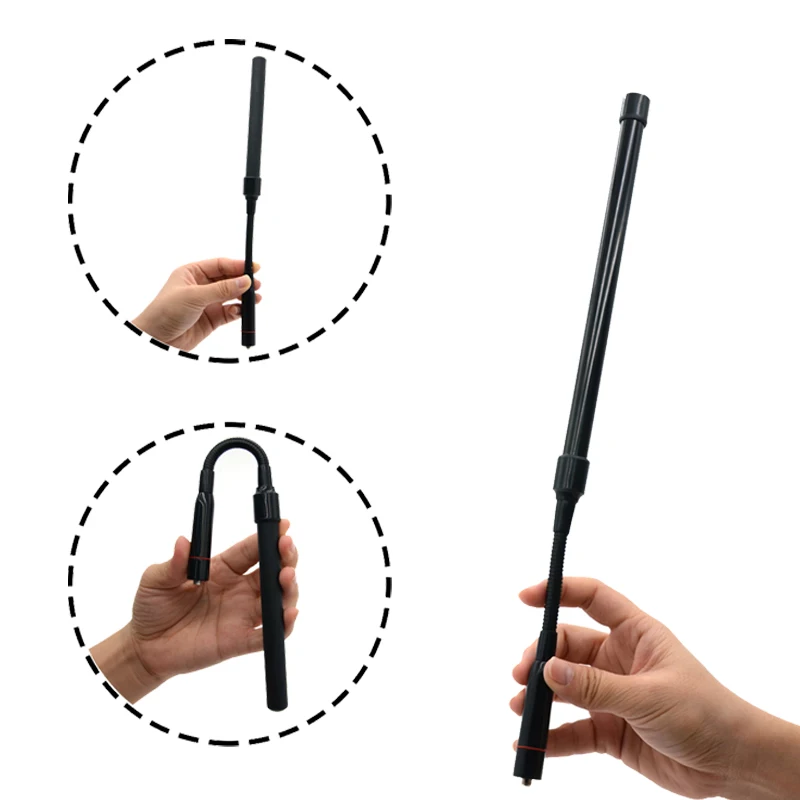 LSENG Foldable SMA-Female Dual Band UV 144/430 MHz Tactical Antenna Radio for BaoFeng UV-5R UV-9R KENWOOD Linton Walkie Talkie