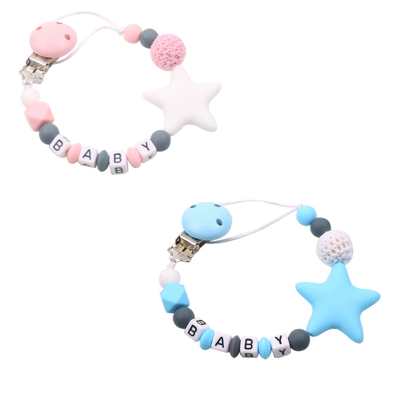 Держатель для соски пустышки Детская цепочка Силиконовые Прорезыватели