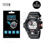 Комплект из 3 предметов, для объектива с оптическими зумом Casio GW9400 Для Мужчин's GShock спортивные часы Экран Защитная пленка для GW-9400-1CR GW-9400-3CR GW-9400J-1JF Анти-Царапины пленка