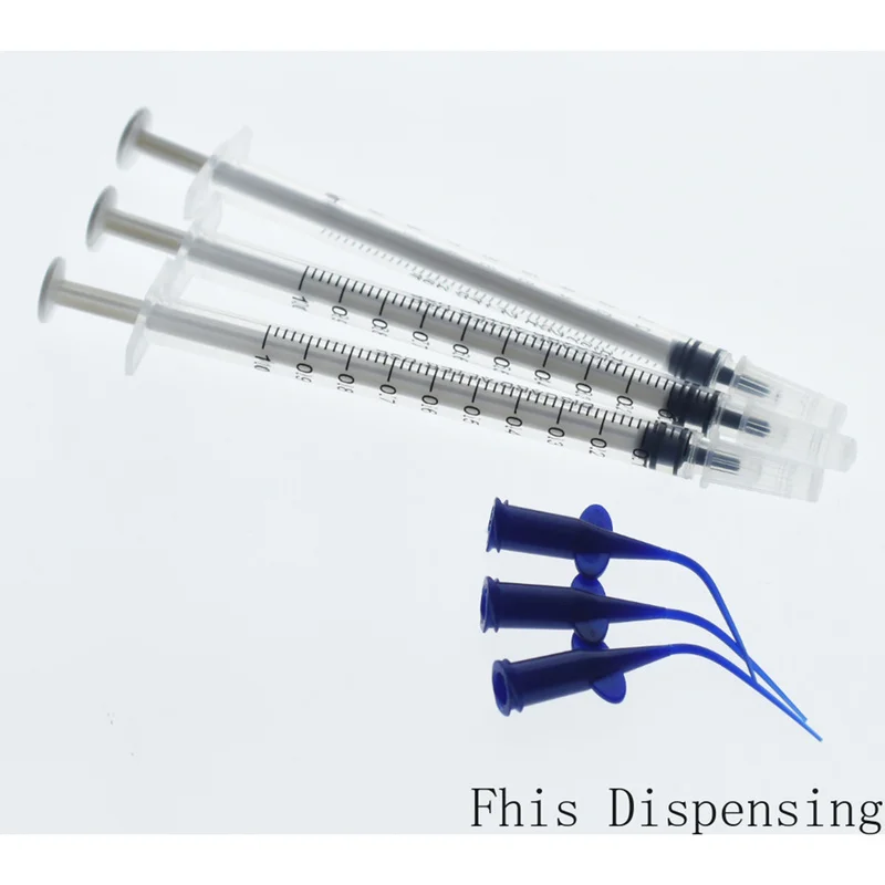 Пластиковый шприц 1cc для изогнутых корневых каналов полости рта упаковка из 100