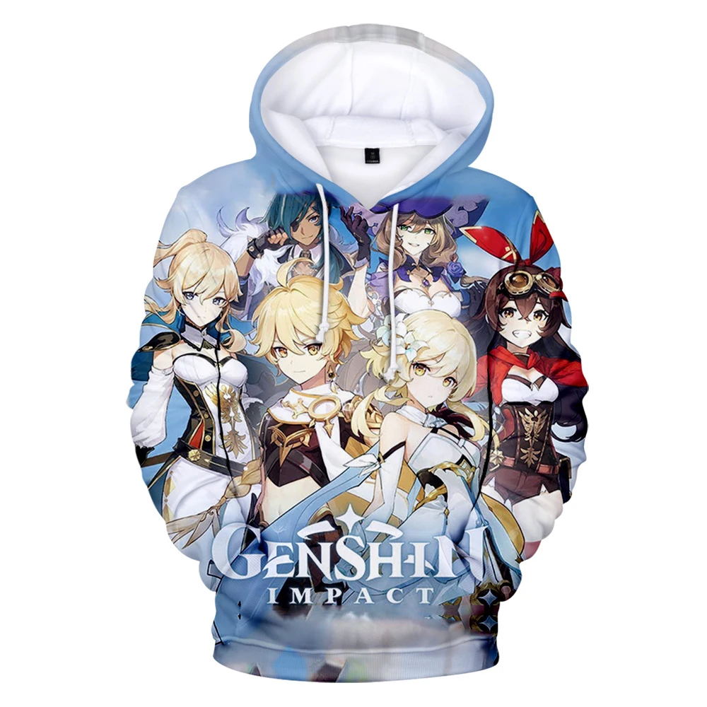 

Genshin Impact 3D Print Men/Womens Anime Hoodies Kids Sweatshirt Comfatable Casual Fashion Streetwear Winter Hoodie