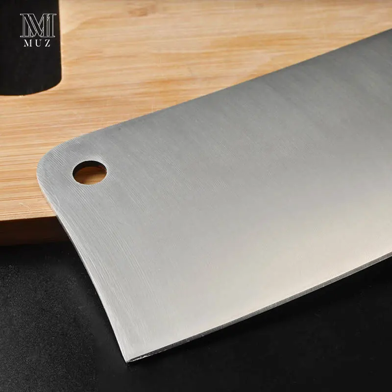 7 inch Chinese Cleaver Knife Chopping Meat Veg Pakka Wood Handle High Carbon Stainless Steel Kitchen Knives Chef Butcher | Дом и сад
