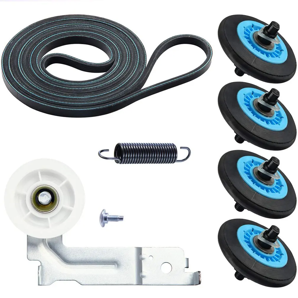 

Low Noise Dryer Repair Kit High Compatibility Strong Wear-resistant Dryer Belt Dual-bearing Roller Kit