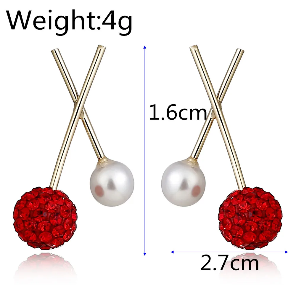 XIYANIKE Wedding Elegant Jewelry New Brand Design Gold Color Round Pearl Stud Earrings For Women Ear Accessories Wholesale | Украшения и