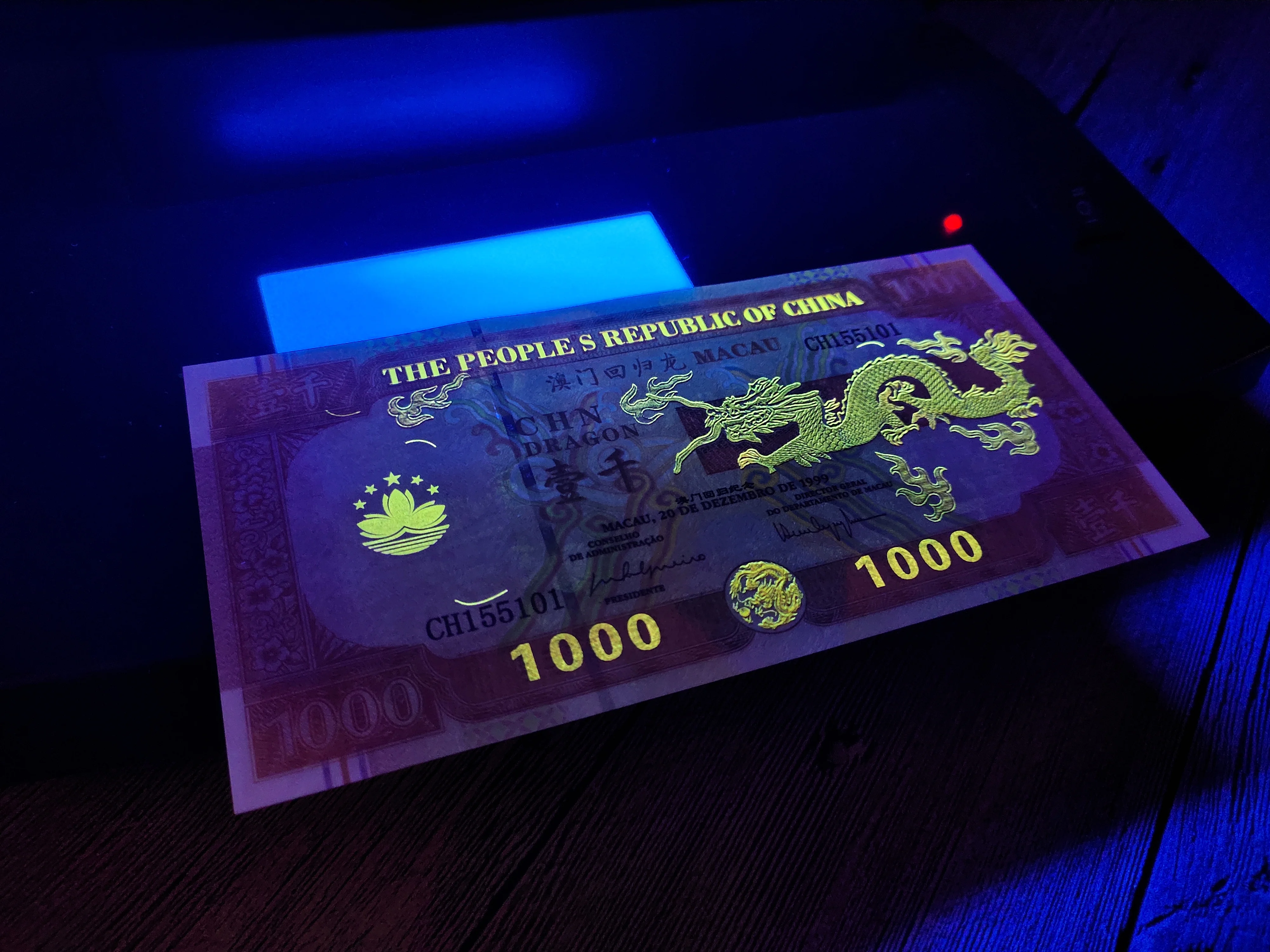 10 шт. китайские банкноты в виде драконов маоки одна тысячи долларов оригинальные