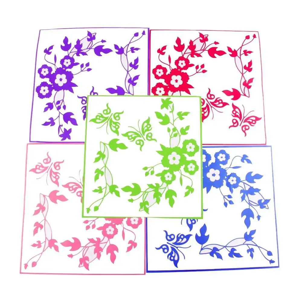 Новая бабочка цветок лоза Настенная Наклейка для ванной комнаты домашнее