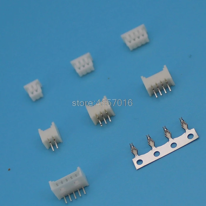 Прямой штырьковый разъем Micro JST штекер 20 комплектов 1 25 мм Φ 2/3/4/5/6/7/8P/9P/10P/11P/12P |