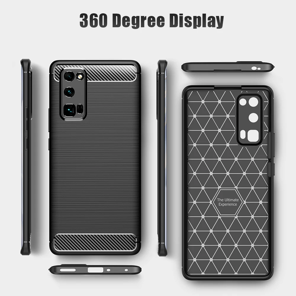 

UFlaxe Soft Cellphone Case for Honor 30 20 Pro Lite Shockproof Ultra-thin Honor View30 Cover LS