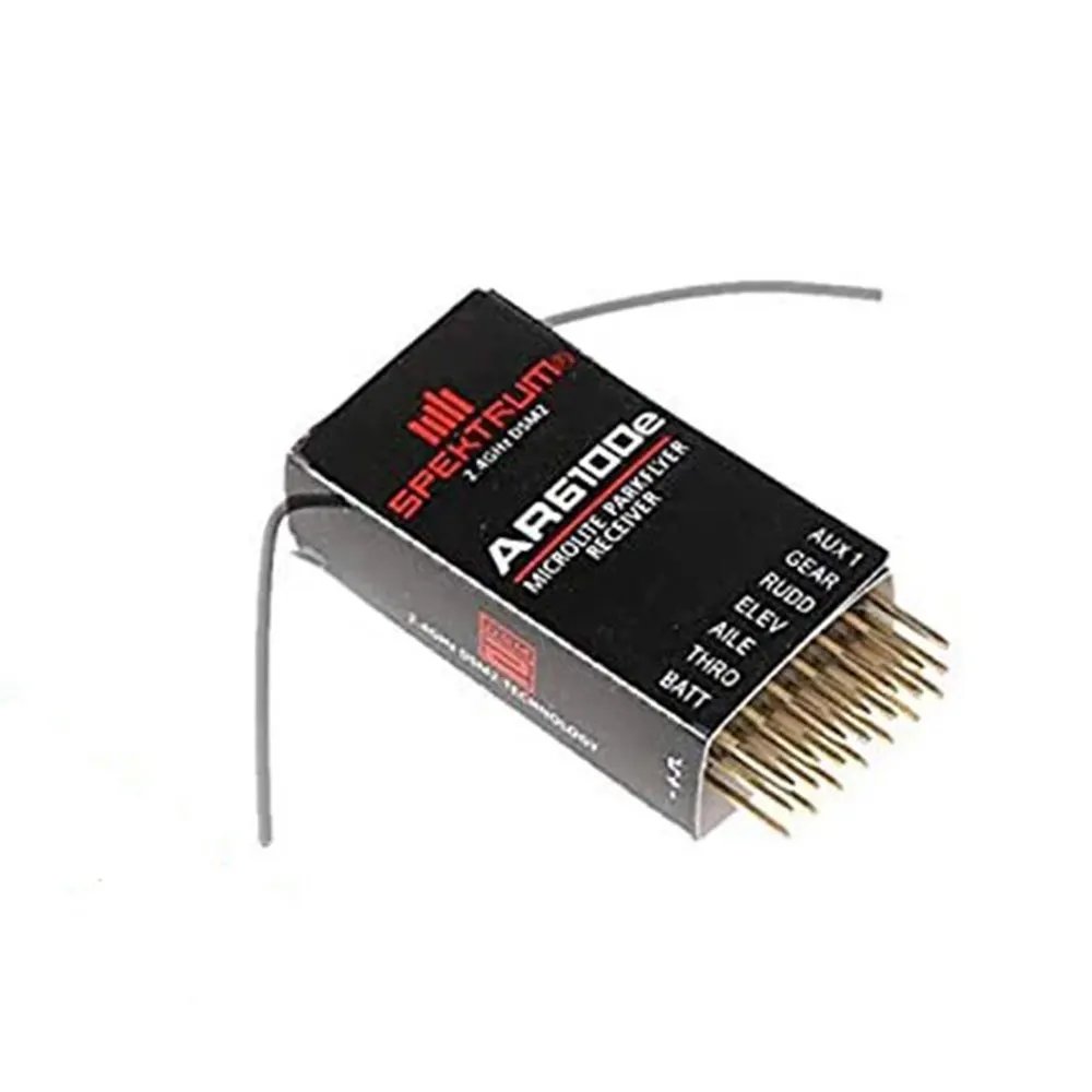 DSM2 6 каналов 2 4 ГГц 6CH AR6100 RC приемник совместимый спектр DX6I DX7 DX8 DX18 JR DSX6 DSX9