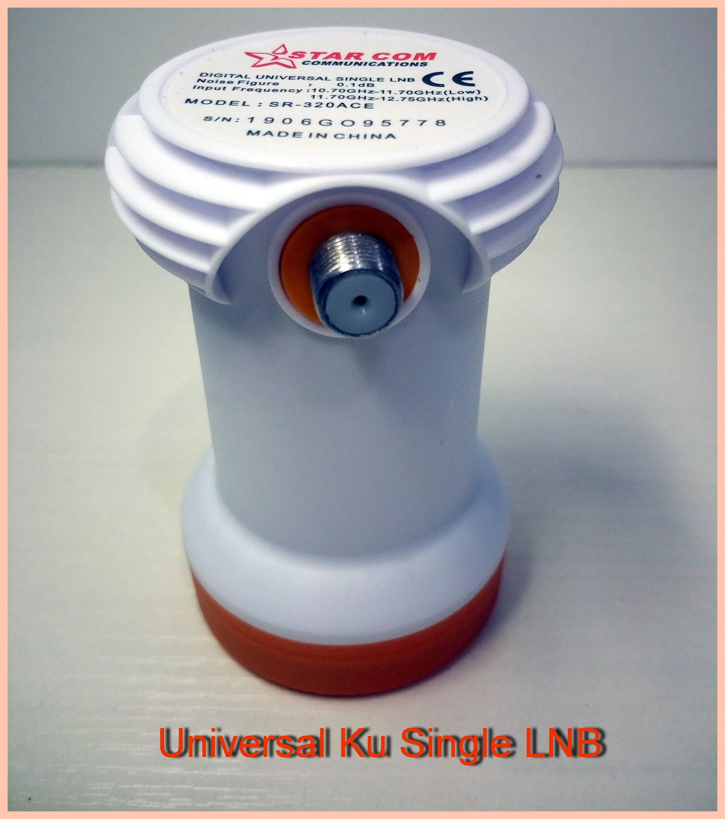 STARCOM SR-320m лучший цифровой сигнал HD универсальный KU группа single LNB из водонепроницаемого материала с высоким коэффициентом усиления низкий уровень шума LNB
