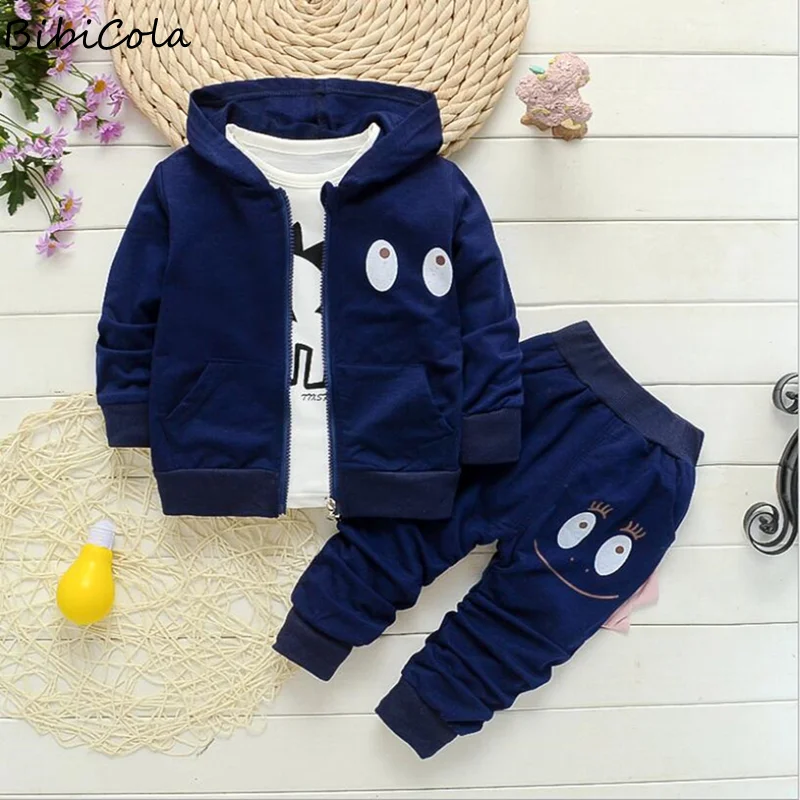 Спортивный костюм для мальчиков кофта с капюшоном и штаны 3 шт. | Детская одежда