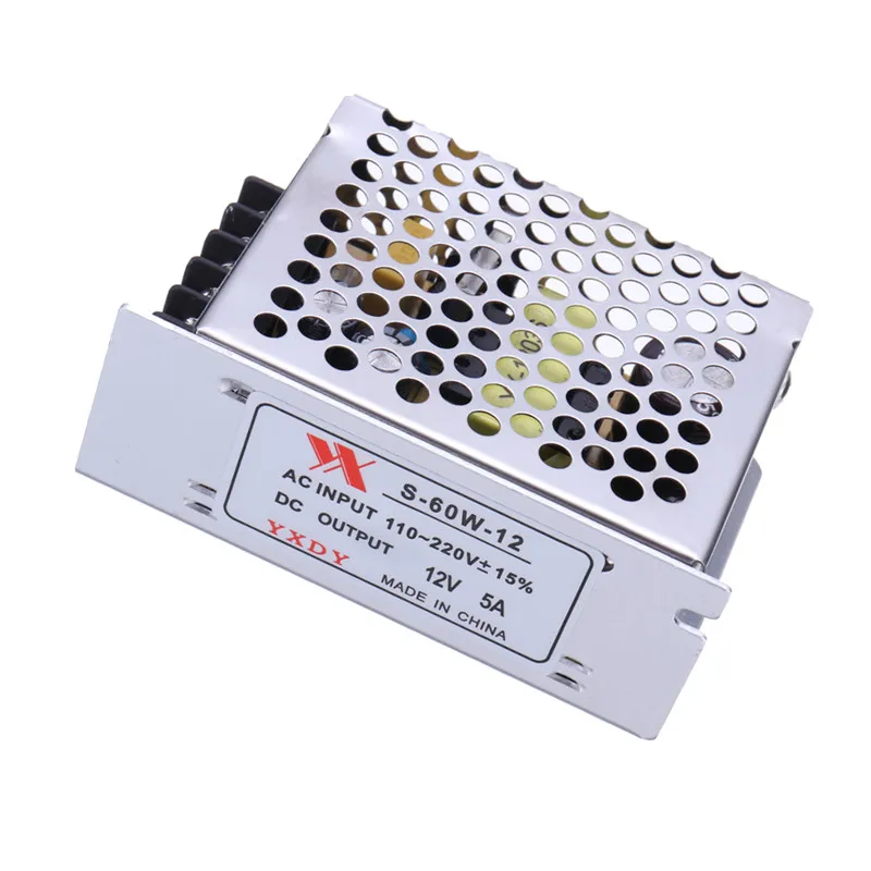 

CLAITE AC 100-240V DC 12V 5A 60W