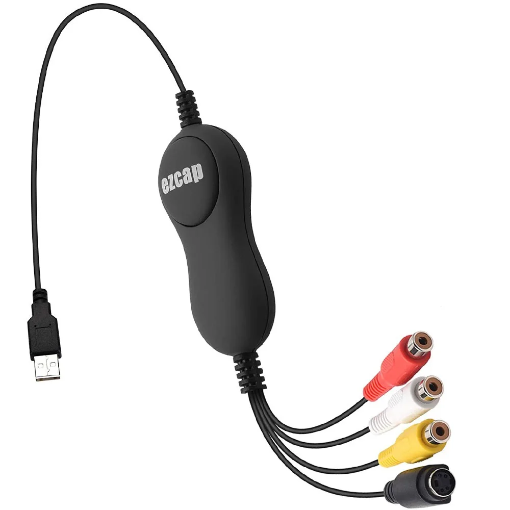 Преобразователь видеозахвата USB2.0 запись аналогового видео с VHS VCR DVD-плеера в