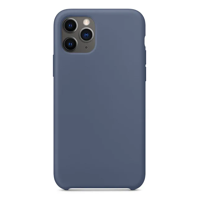 Жидкий силиконовый чехол для iPhone 11 Pro Max TPU+ PC темно-зеленый жидкий силиконовый чехол для iPhone 11 Pro - Цвет: Ocean Blue Silicone