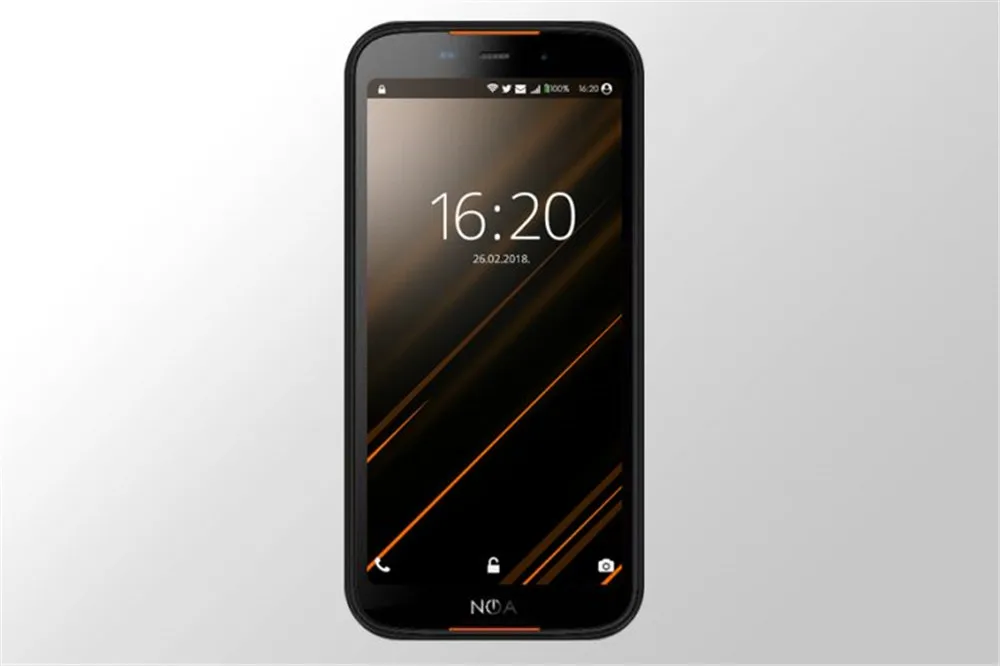 IP68 Смартфон Android 9,0 3GB 16GB 4500mAh 5,5 ''мобильный телефон 16MP 1080P отпечаток пальца стекло NFC OTG большой мобильный телефон