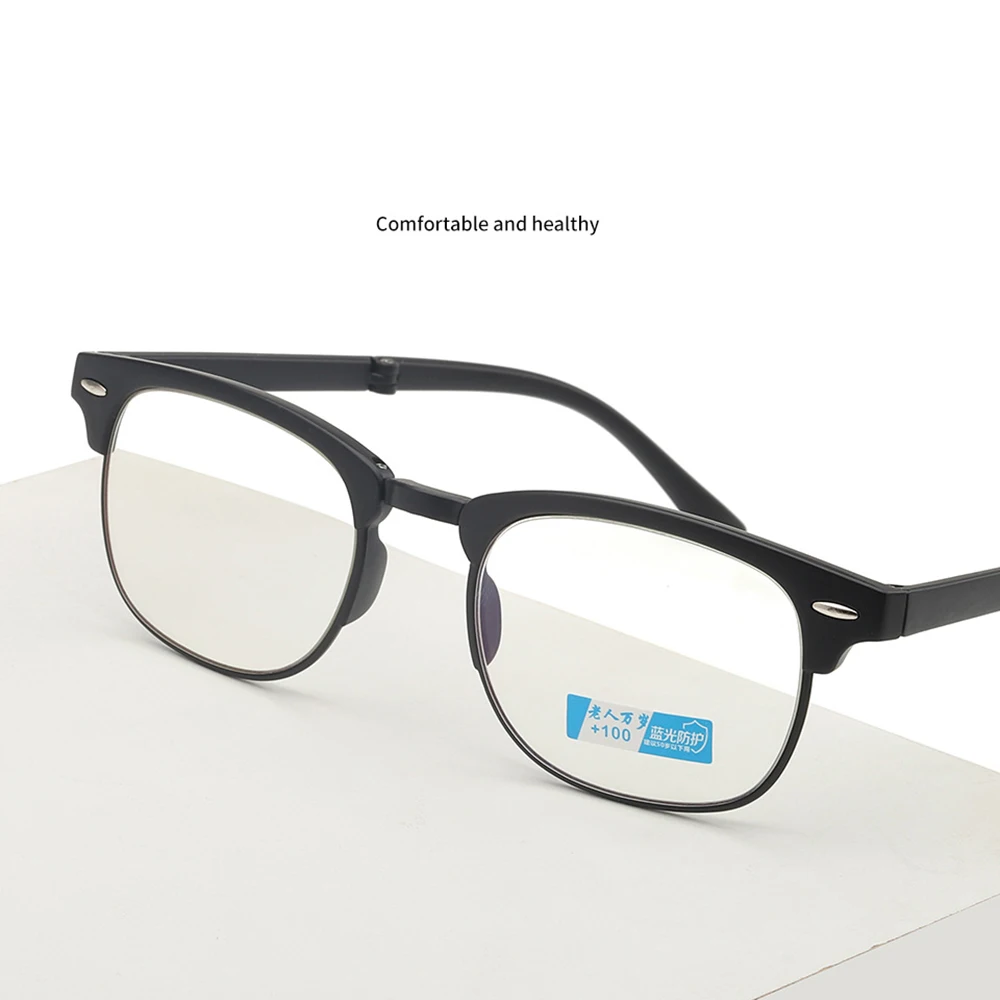 

Mini Foldable Reading Glasses Portable Men Women Anti-blue Glasses Ultra-light High-definition Reading Glasses