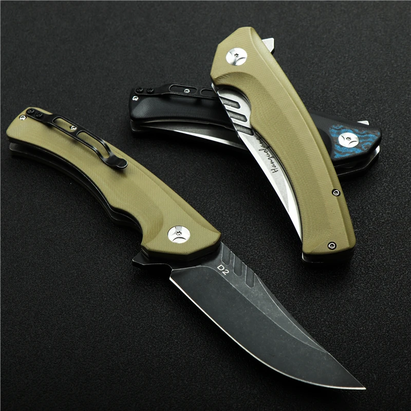 Новый складной нож для кемпинга на природе D2 лезвие острый высокопрочный