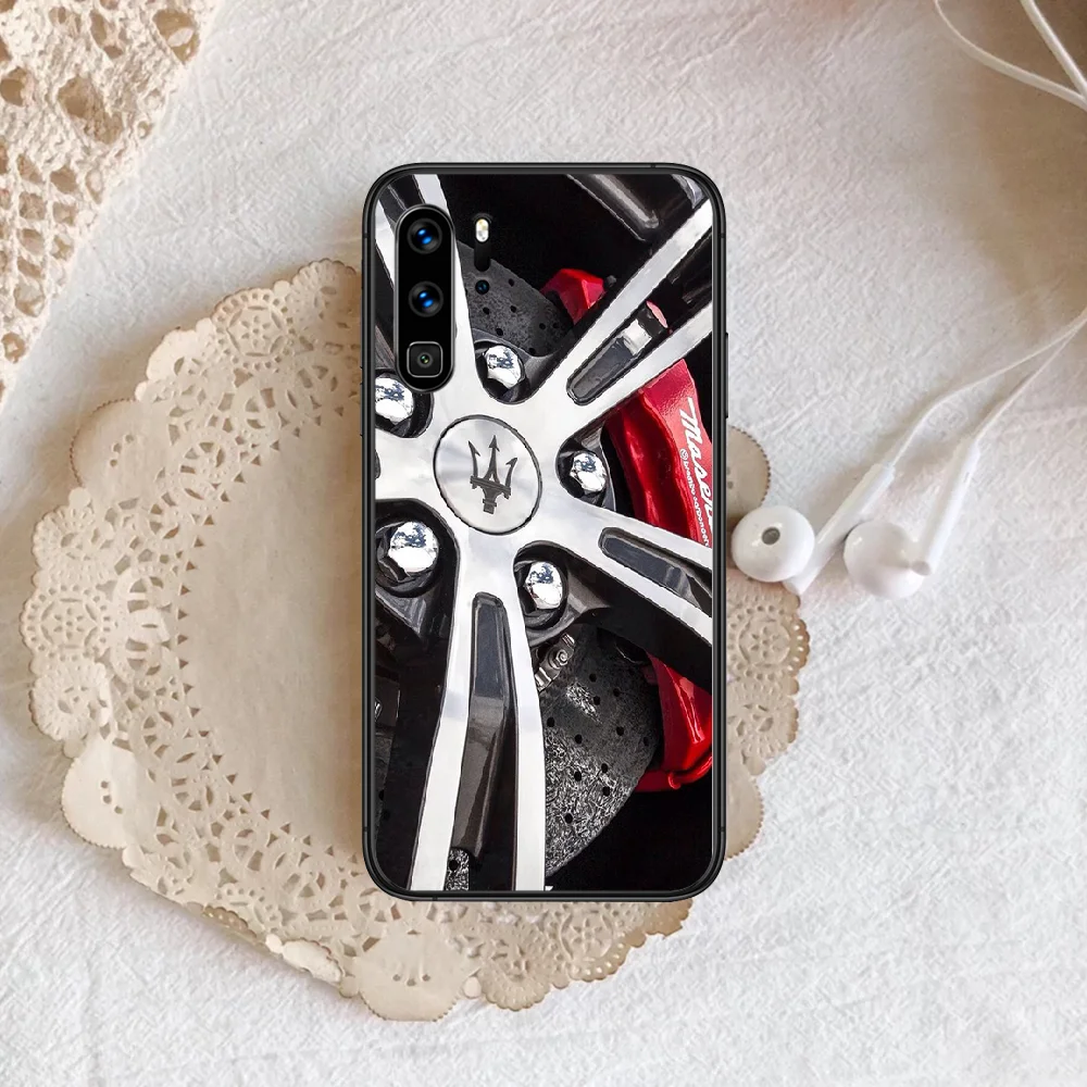 

Supercar Maserati car Phone Case For Huawei P Mate 10 20 30 40 Lite Pro smart Z 2019 nova 5t black Bumper Trend Hoesjes 3D Cell