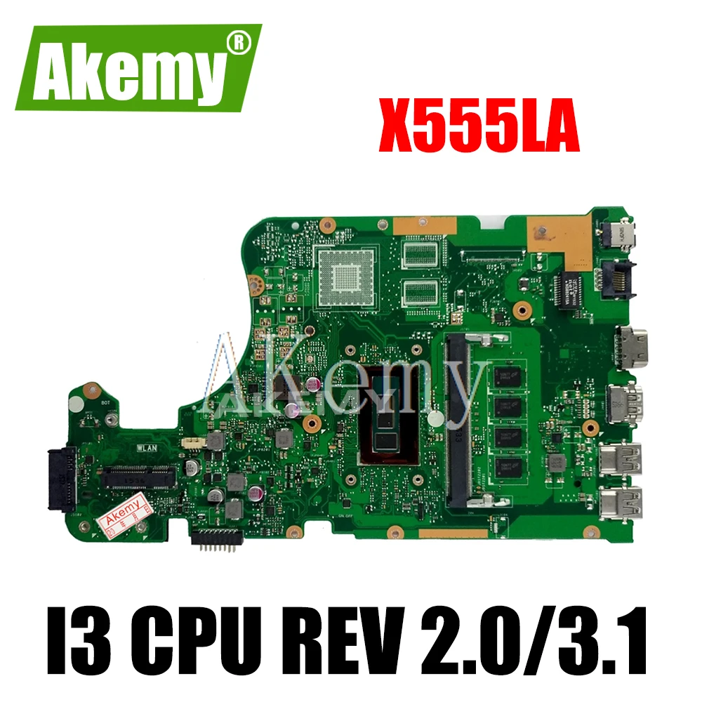 

X555LA материнская плата rev2.0/3,1 i3 cpu для For For For For Asus X555LD X555LA материнская плата для ноутбука X555LA материнская плата X555LA материнская плата Тест 100% OK