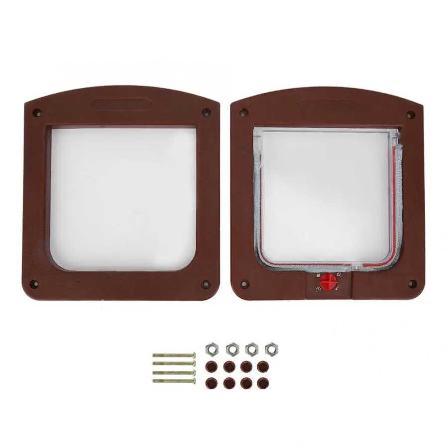 Квадратная дверь из полипропилена для домашних животных дверь-откидная собак и