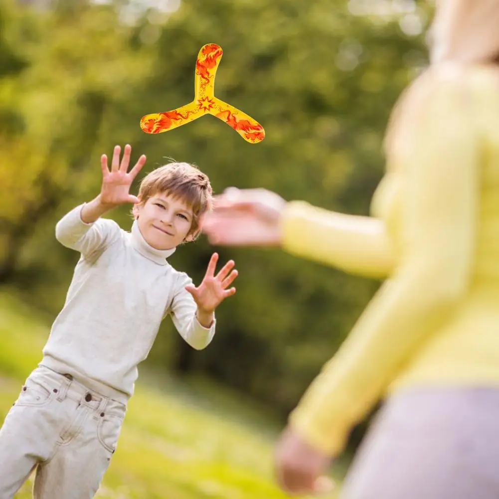 

Boomerangs Children's Outdoor Leisure Sports Toys Trefoil Boomerang Children Throwing Toys Boomerang Children PU Darts