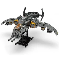 1000pcs space fighter mini blocks model building bricks plane universe high tech toys gifts for kids war science fiction