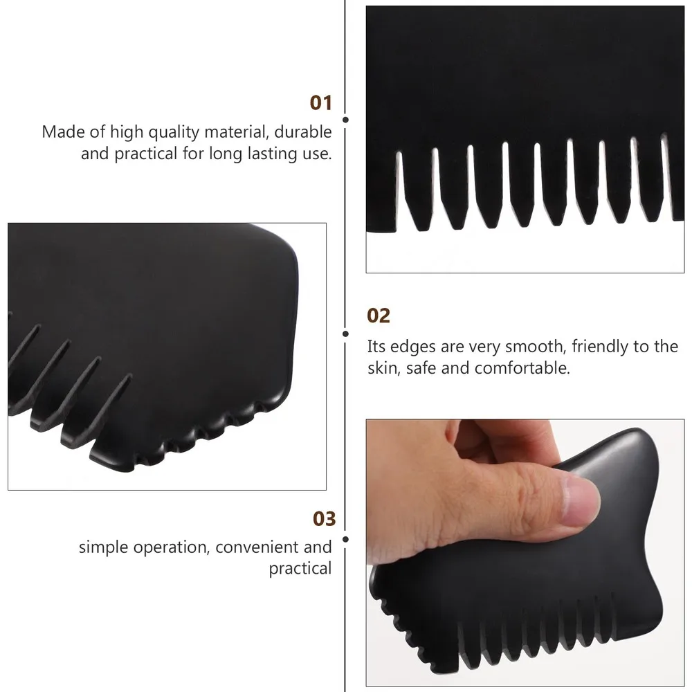 

Stone Scraping Comb Practical Head Massager Scraping Comb