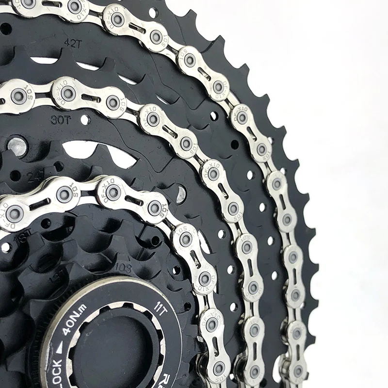 Цепи RACEWORK для горных велосипедов стены с полуободковой поверхностью 116L 8 9 10 11