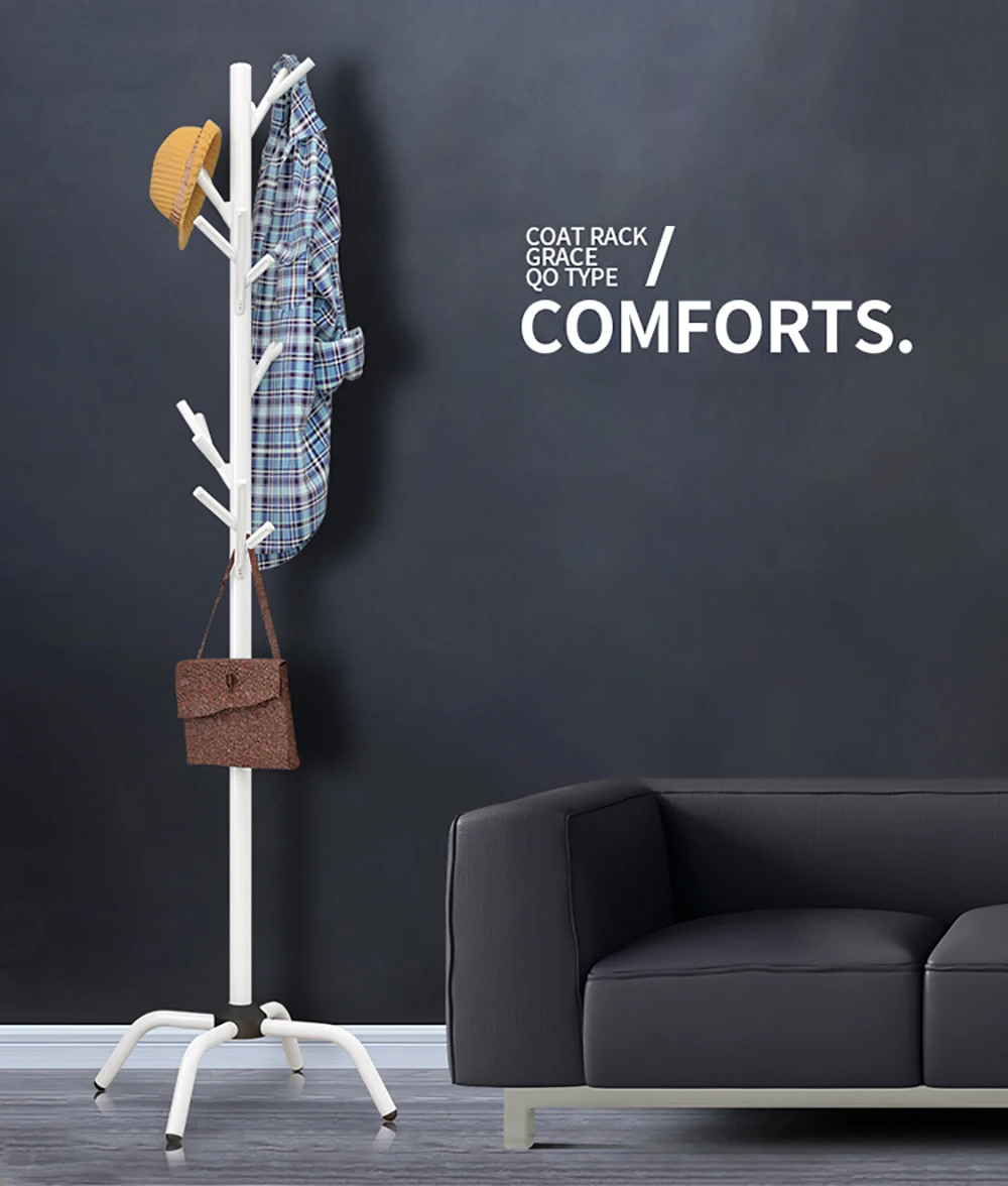 Вешалка для одежды дерево вешалка шляп шапка свободная стойка простая модная и