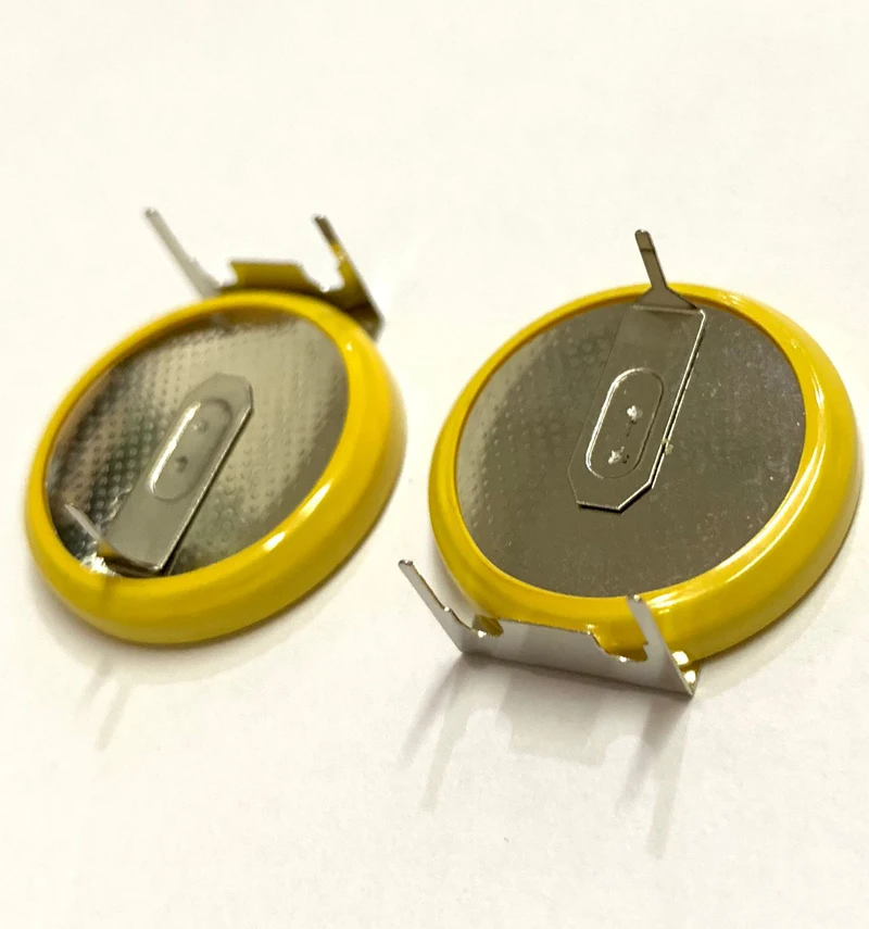 4pcs/lot Panasonic CR2032 3V Button Coin Battery with 3 Soldering Pins CR 2032 lithium batteries cell