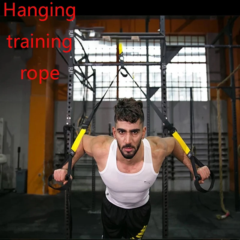 

Fitness Suspension Training Belt Resistance Band Hanging Tension Rope Yoga Pull Rope Trainer Belt For Home Sports Gym Trainer