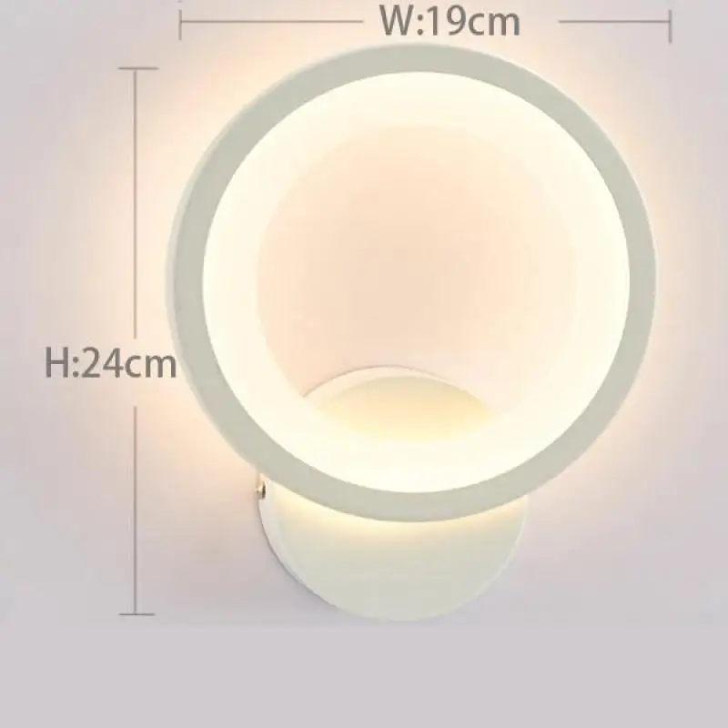 Светодиодный акриловый фон настенный светильник для ванной комнаты интерьера