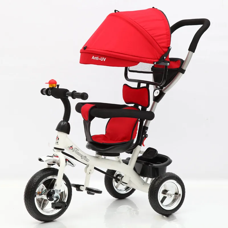 Новинка 2019 детский трехколесный велосипед коляска трансформер три колеса