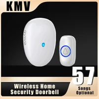 home security smart doorbell m521 battery powerd door button welcome wireless doorbell 57 chime
