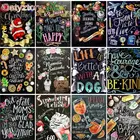 GATYZTORY доска для рисования DIY Абстрактная живопись набор для рисования по номерам Рисование по номерам комплекты рамки ручная роспись живопись на холсте дома деко