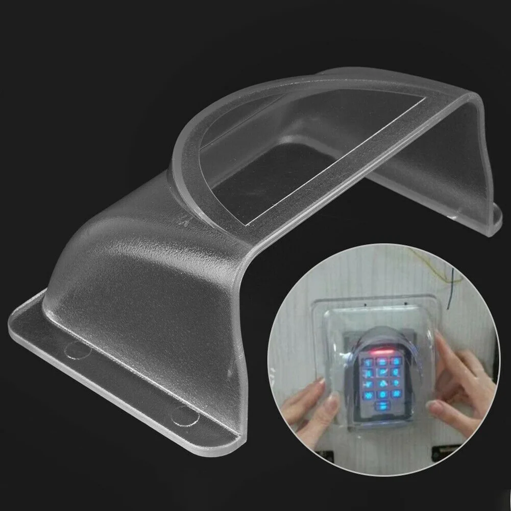 

Outdoor Waterproof For Access Control Keypad Host Protection Transparent Shell Fingerprint Device Easy Install Doorbell Cover