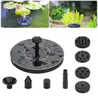 DC 4,5-12 В круглый солнечный фонтан Открытый Пейзаж бассейн пруд вода водопад с насосом Декор