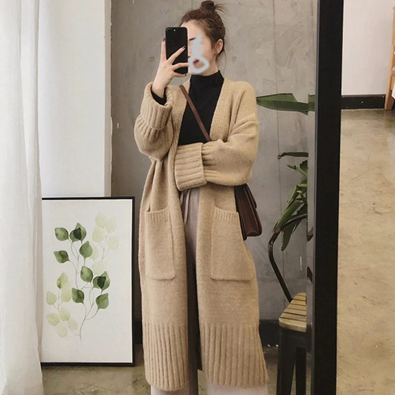 

Свитер женский осенний трикотажный, теплый, однотонный