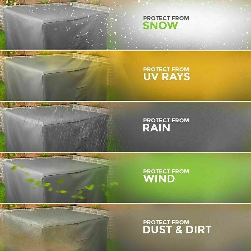 Чехол для садовой мебели водонепроницаемый пылезащитный чехол дивана стула