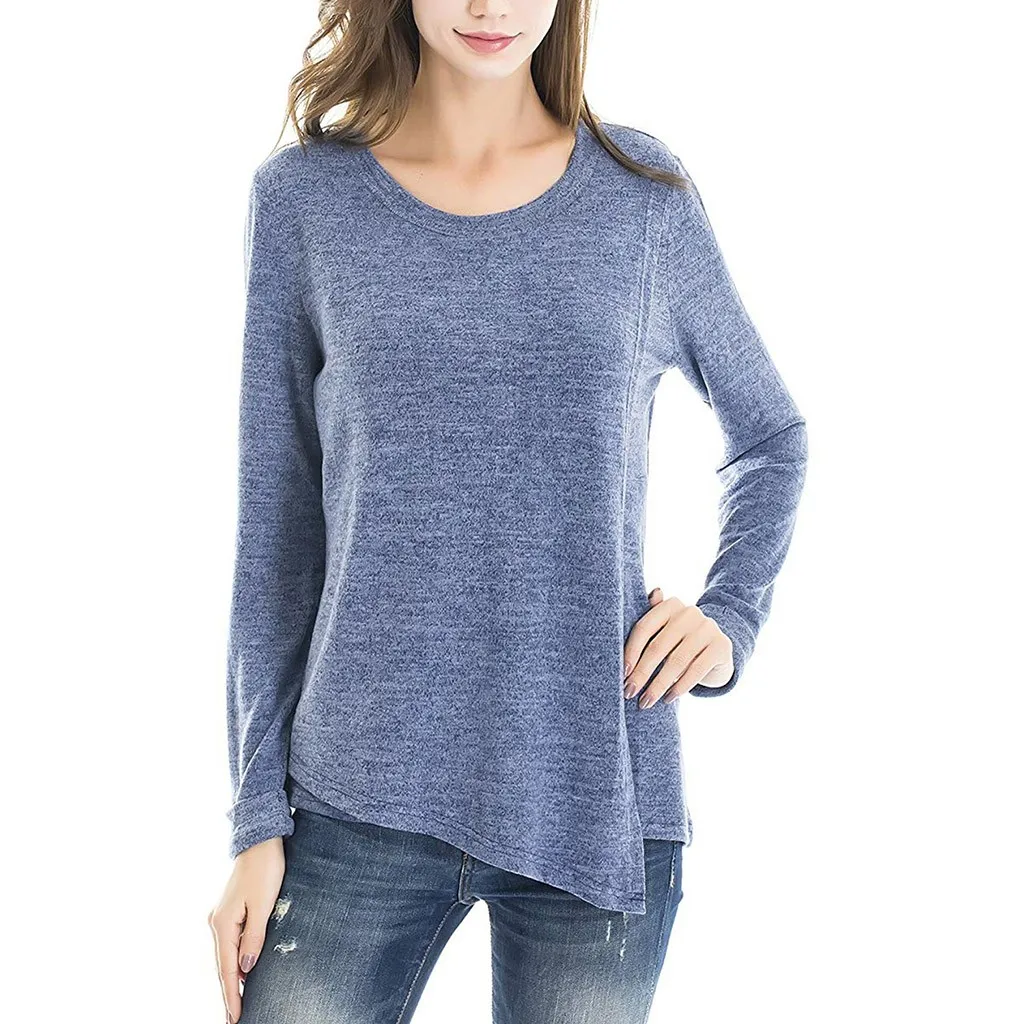 SAGACE большие размеры одежда для кормящих матерей с длинными рукавами топы